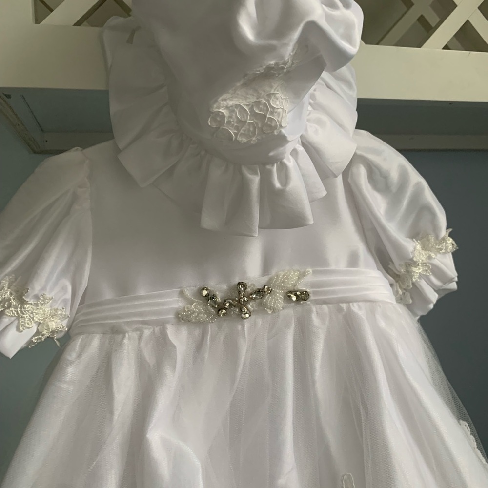 Boutique Christening Dress with hat